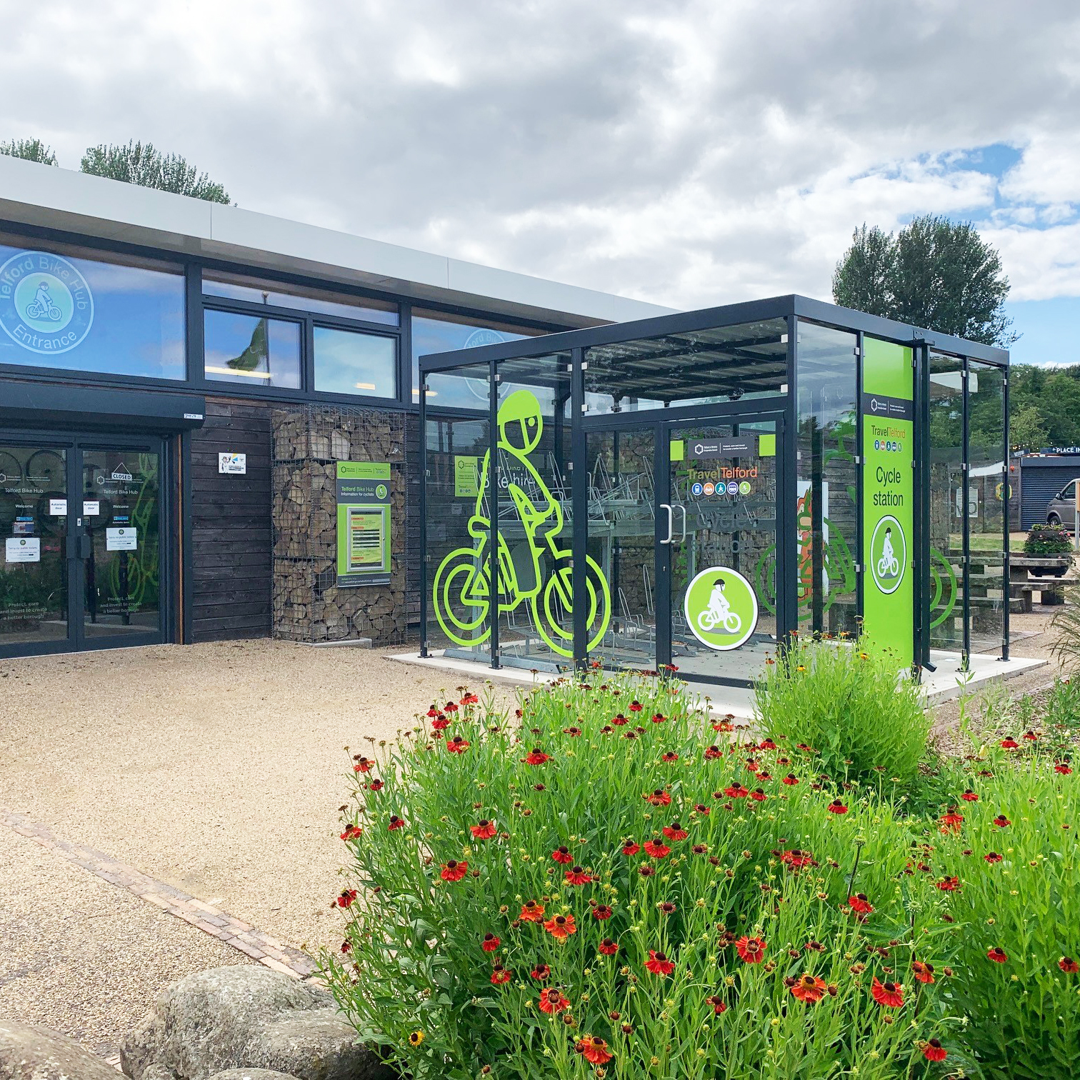 Telford Town Park Cycle Hub